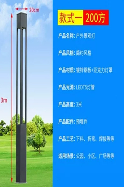 3米观景灯